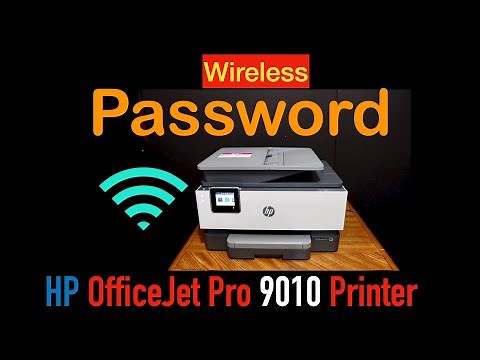 How to find the Password of HP OfficeJet Pro 9010 Printer ?