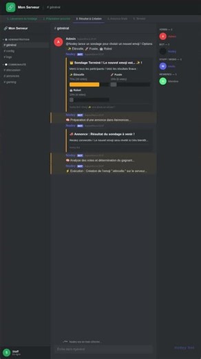 Discord Bot Crée un Emoji en Direct après un Sondage ! 🤯