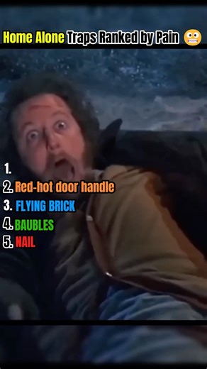 Home Alone Traps Ranked by Pain 😬#viral #funny