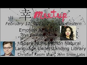 Emotion AI & NLP plus Spark NLP's Python Natural Language Understanding Library