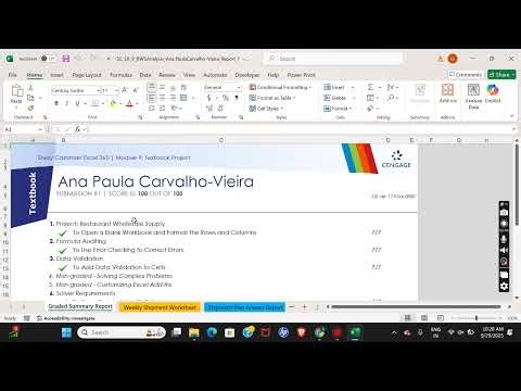 Shelly Cashman Excel 365 | Module 9 Textbook Project Restaurant Wholesale Supply