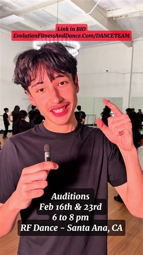 Evolution Dance Team Auditions Next Monday 16th & 23rd At RF Dance Center 2201 W First St Santa Ana CA Fill out your Form Today! #orangecounty #dancelessons #santaana #danceteam #danceclasses