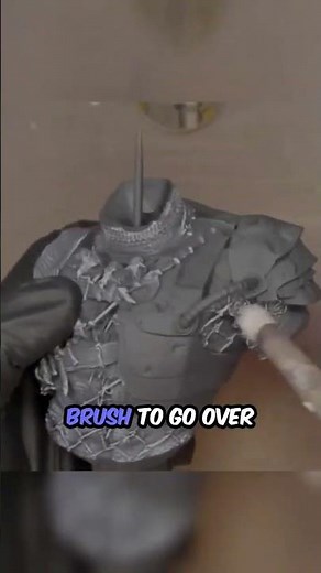 Painting Predator - How to Add Texture Using Dry Brushing Technique #3dprinting #art