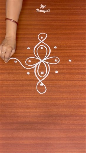 Daily Muggu🌷#5dotsmuggulu #ytshorts#shorts#rangoli #ytrangoli#kolamrangoli#jyorangoli