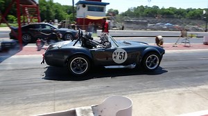 This is my friend's Factory 5 AC Cobra he built in his garage. Awesome to see him putting it to good use at the track. #wisconsininternationalraceway | TomEighty
