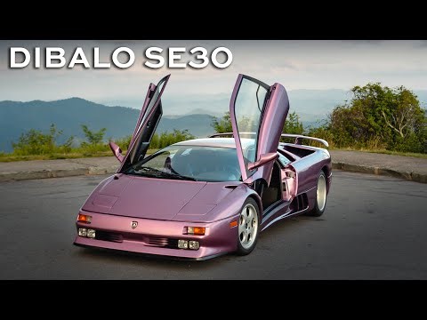 Lamborghini Diablo on the Blue Ridge Parkway - Virtual Reality Drive!