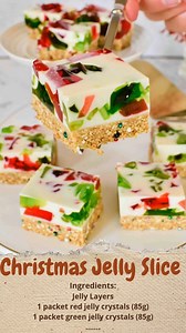 Christmas Jelly Slice | Cakecrafted Recipes
