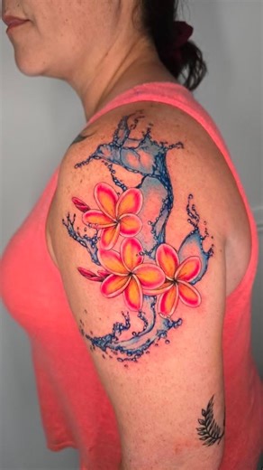 Banyan Tree Tattoo on Instagram: "Take home a piece beautiful Hawaii for the rest of your life 🌺🙏🏝️❤️ Call us to book your next appointment with @onigirlaitattoo or one of our incredible artists . Mahalo 🤙🏼"