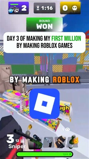 Making RIVALS to get my first MILLION... With AI 💀 DAY 3! #roblox #superbullet #robloxdev