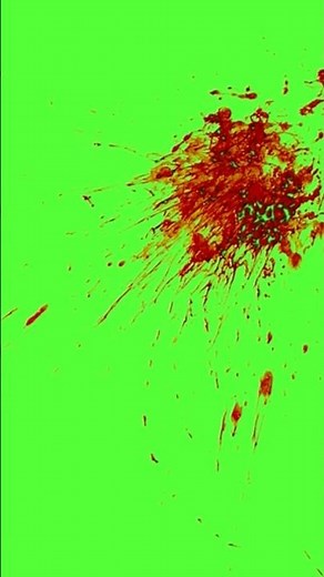 Blood Splatter chroma Key HD