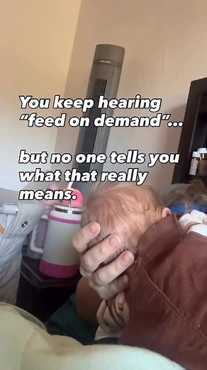 TBH - I’m not even sure the people telling you to feed on demand knows what they mean. It’s one of those pieces of advice everyone gives you, but no one really explains in a way that helps you feel confident (and often they throw on “every 2-3 hours” to make it even more confusing). And those feeding cues can be confusing! Honestly? When I was a first-time mom, I didn’t get it either. I kept watching the clock, relying way more on time cues than my baby’s cues, and ending up with a baby that got