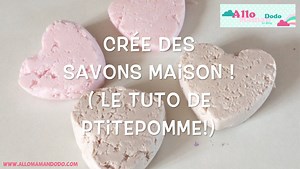 °°° DIY SAVON °°° PtitePomme, 5 ans, vous explique comment créer de jolis savons! C'est fantoche et les enfants adorent! Vidéo dispo sur ma chaine Youtube ici: https://www.youtube.com/watch?v=mQzQvTz0ZpA&t=3s | Allo Maman Dodo