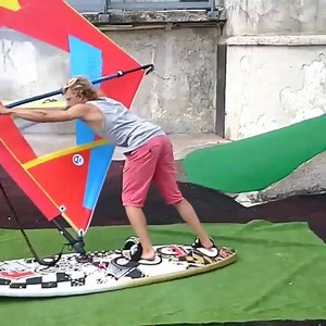 Creative way of learning the flaka! via sheepmountainsurfers | World of windsurf
