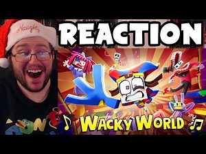 Gor's "The Amazing Digital Circus Music Video "Wacky World" VERSION A & B by ZAMination" REACTION