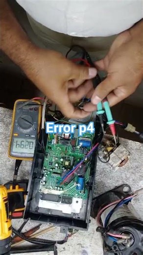 ERROR P4. IN AIR CONDITIONING #AIR #REFRIGERATION #refrigeration