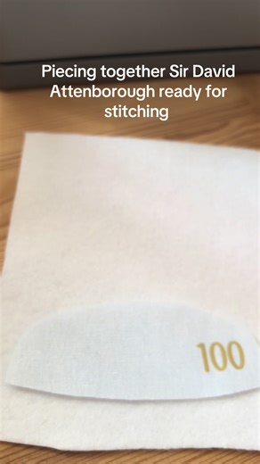 Handmade Sir David Attenborough Felt Decoration