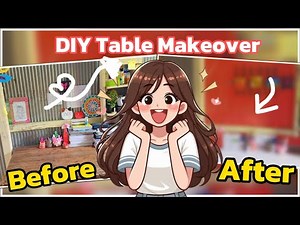 DIY Table Makeover | Old Table to New Look ✨ | Easy & Budget Friendly ❤️ #diy #Tablemakeover