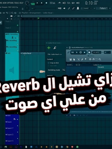إزالة الصدى من الصوت ببرنامج Audacity
