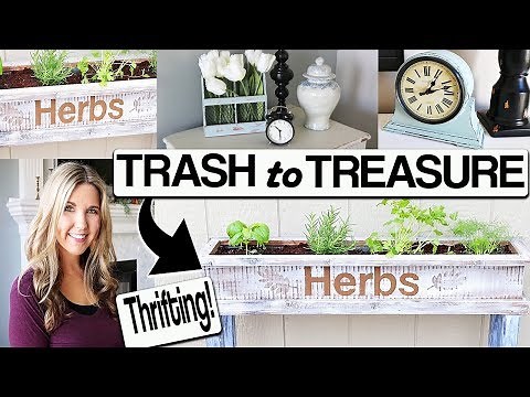 Upcycle Thrift Store Home Decor ⭐ DIY Makeover