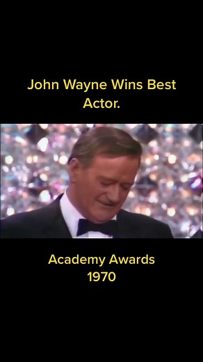 John Wayne Wins Best Actor at the 42nd Academy Awards