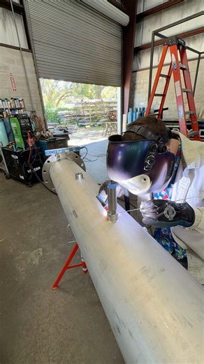 Stainless steel tig welding #welder #work #fabrication