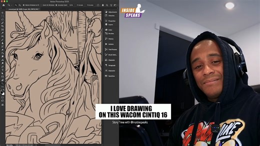 I LOVE DRAWING ON THIS Wacom CiNTIQ 16 | I've seen the new cintiq 16 2025 update...I wonder should I upgrade. #wacom #wacomtablet #wacomcintiq #wacomcintiq16 | Inside Speaks | Facebook