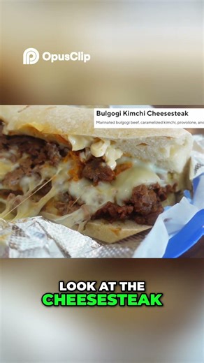 Spicy Bulgogi Kimchi Cheesesteak Challenge! Worth $6 #shorts