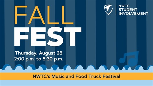 Food trucks, live music, carnival games, and bumper cars? Say less! 🚚🎶🎪💥 NWTC Student Involvement is bringing the vibes to Fall Fest on Aug. 28 at #NWTC Green Bay – and students, alumni, staff, and families from all of our locations are invited! 🎉 📣 NWTC students – bring your valid student ID and eat for FREE! Come celebrate the start of the new academic year with some FREE community fun. 🤩 👉 Details: https://www.nwtc.edu/fallfest #NWTCproud #NWTCevents #FallFest | NWTC