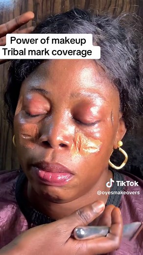 Makeup Transformation: Tribal Mark Coverage