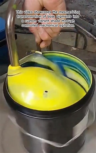 Mesmerizing High-Viscosity Color Blending #ColorMixing #InkManufacturing #ScreenPrinting #Satisfying