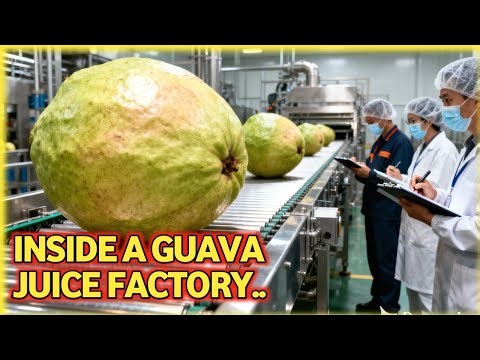How Guava Juice Is Made in Modern Factories 🧃🏭