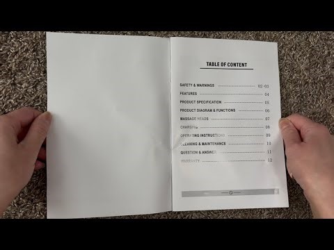 ASMR Flipping Through A Toloco User Manual (No Talking)