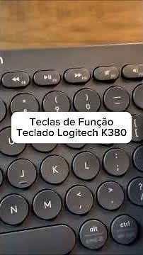 Teclas de Função Teclado Logitech K380 #review #dicas #tech #setup #tips