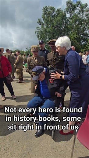 161K views · 9.3K reactions | Not every hero is found in history books, some sit right in front of us. #walkamongheroes #WWII #JackHugman #WWIIVeterans #omahabeach #heroes #ww2 #neverforget | Walk Among Heroes | Facebook