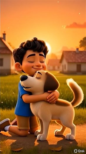 आरव और शेरू 🥰😊🥰😊