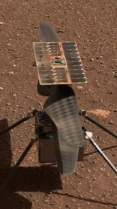 The helicopter on Mars is called Ingenuity and it was sent with the Perseverance rover. It traveled inside the spacecraft during the long journey to Mars and was deployed after landing. Ingenuity uses fast spinning blades to fly in the thin Martian air and helps explore the surface from above. #space #spacex #nasa | Space Journey