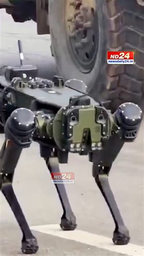 The Indian Army’s robotic dogs, called Multi-Utility Legged Equipment (MULES), are set to feature in the Army Day Parade on 15 January 2026 in Jaipur. These advanced robotic units will demonstrate the Army’s growing focus on technology and modern warfare capabilities. #IndianArmy | #ArmyDay2026 | #RoboticDogs | ND24 Updates