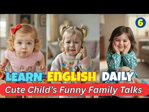 Learn English Daily 😂 Funny Family Talks with a Cute Child ⑥