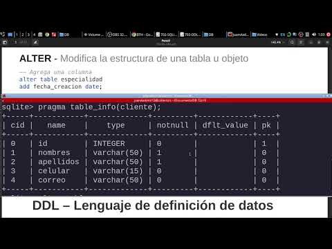 SQL - DDL Alter