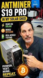 Is This The Best Way To Use Excess Solar? #bitcoin #solarenergy #diy