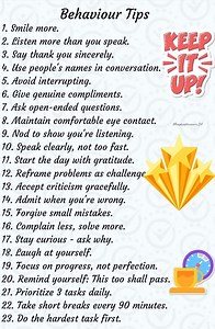 Behaviour Tips | English For Career | English For Career