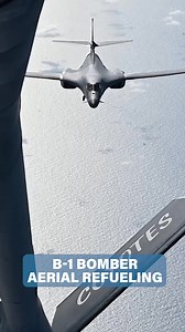20K views · 1.2K reactions | See B-1 Lancer get fueled up by a KC-135 Stratotanker #b1 #bomber #refueling #kc135 #airforce #airmen #military #defense #troops #veterans | Air Force Times | Facebook
