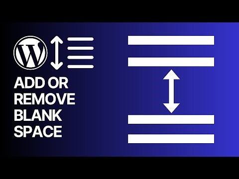 How to Add or Remove Blank Space Between WordPress Blocks? Widgets Tutorial ↕️