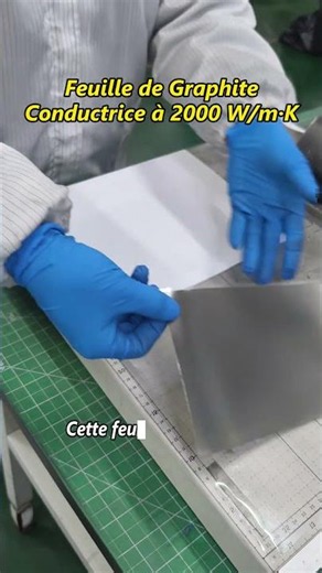 Feuille de Graphite Conductrice à 2000 W/m·K #graphitesheet