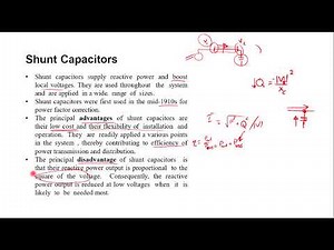 Reactive Power Control (4): Shunt Capacitors
