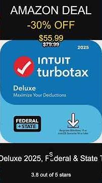 File Your Taxes Fast with TurboTax Deluxe 2025 Desktop for PC and Mac Download best deal you