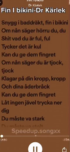 Fin i bikini-Dr Kärlek 🫶🏻🫶🏻 SPEED UP SONGS PT 5🫶🏻#foryou #fyp #fypシ #foryoupage #forupageシ #snyggibaddräktfinibikini
