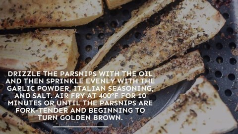 Easy and Delicious Air Fryer Parsnips