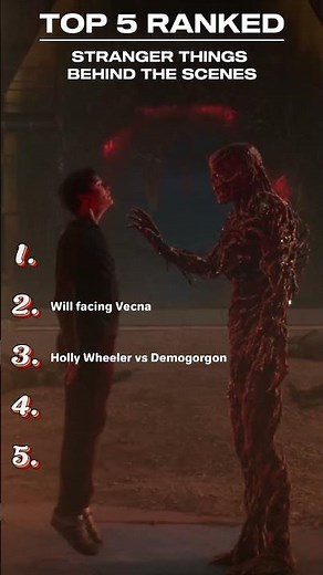Top 5 Stranger Things Behind the Scenes Moments 👀