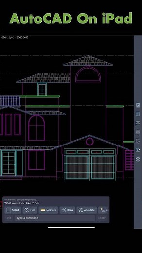 Learn AutoCAD On iPad ✅ #shorts #autocad #cad #ipad #ipadpro #designgorhythm #2d #drawing